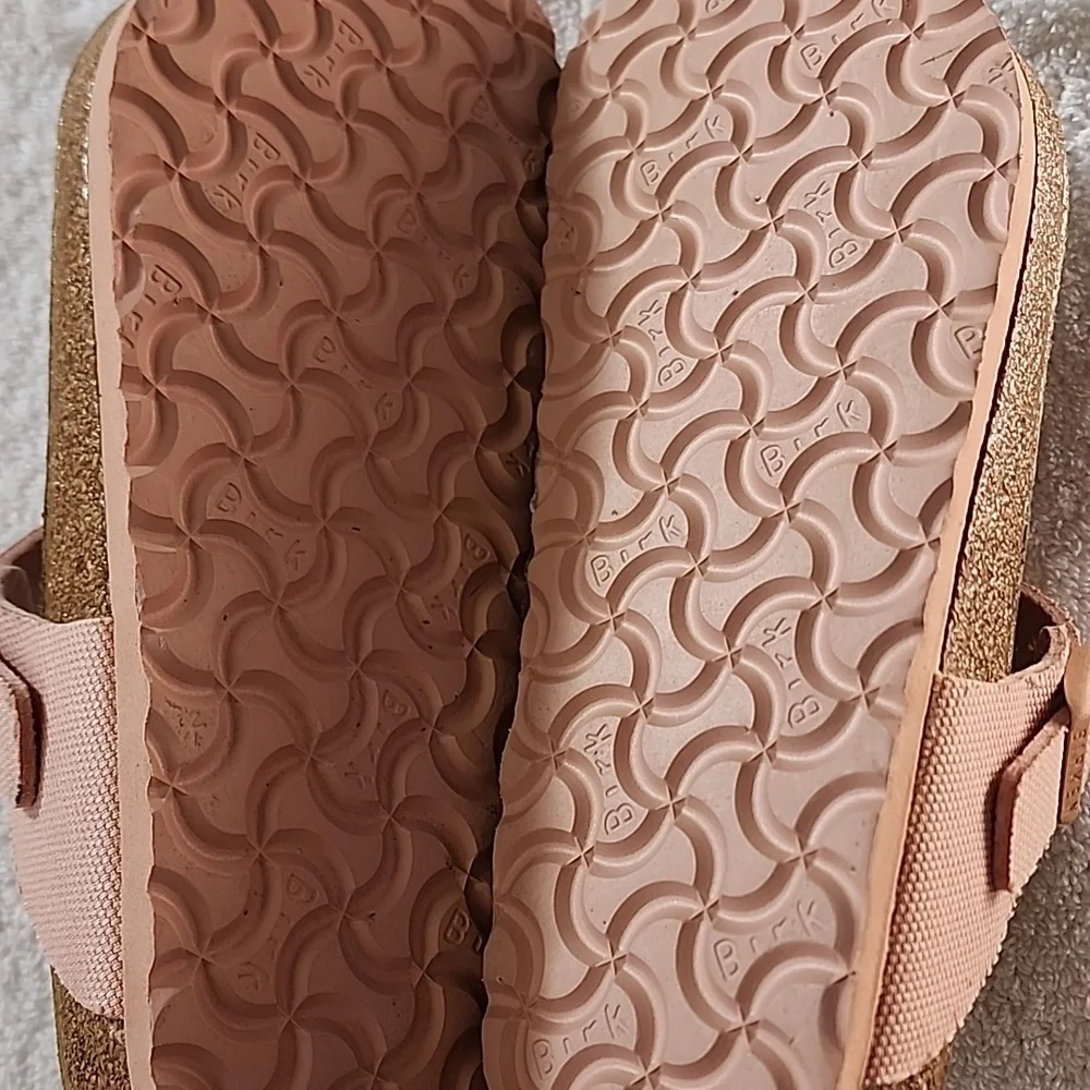 Birkenstock Pink T-Strap Sandals